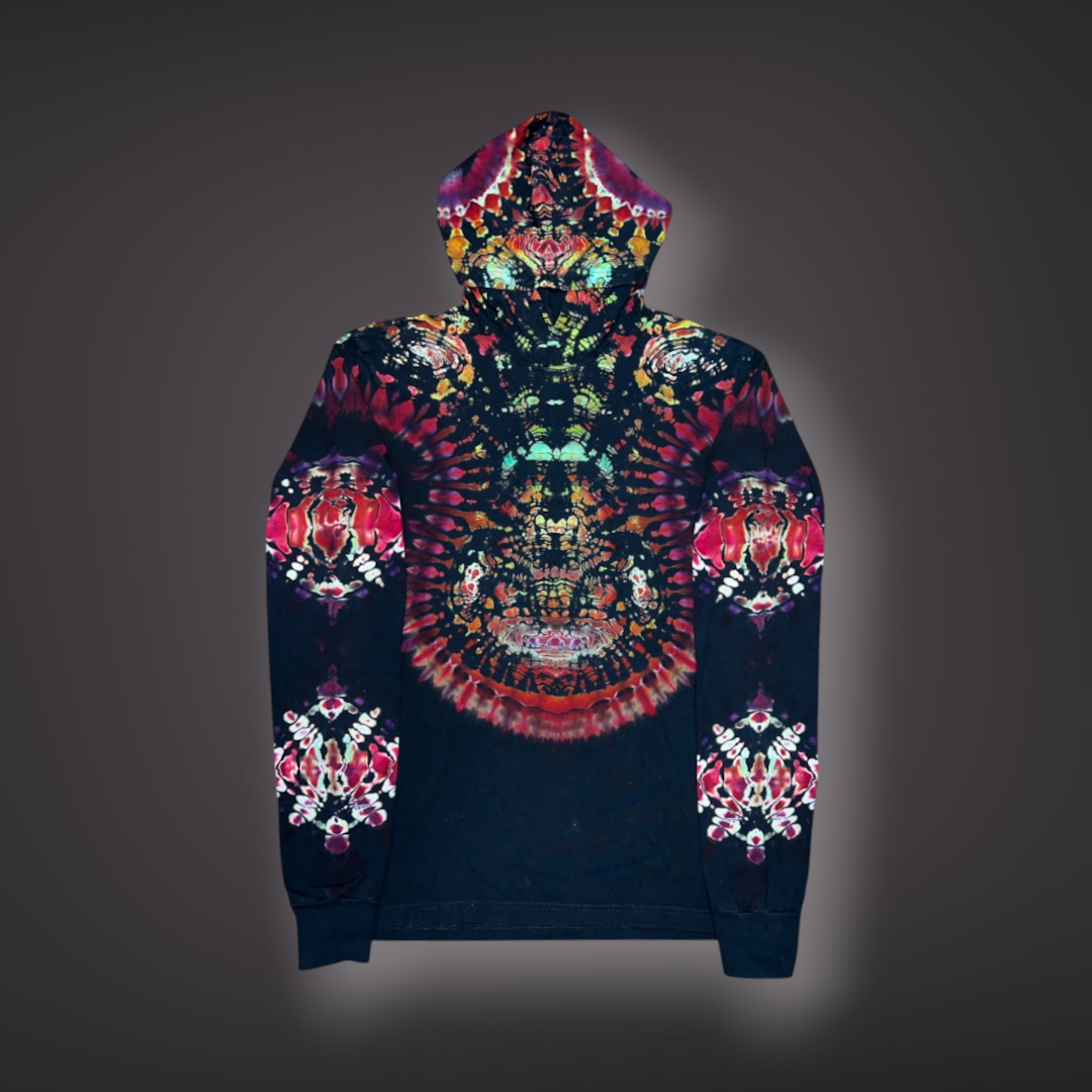 Adult XLarge - Hooded Long Sleeve Reverse Tribal - Northern Lights
