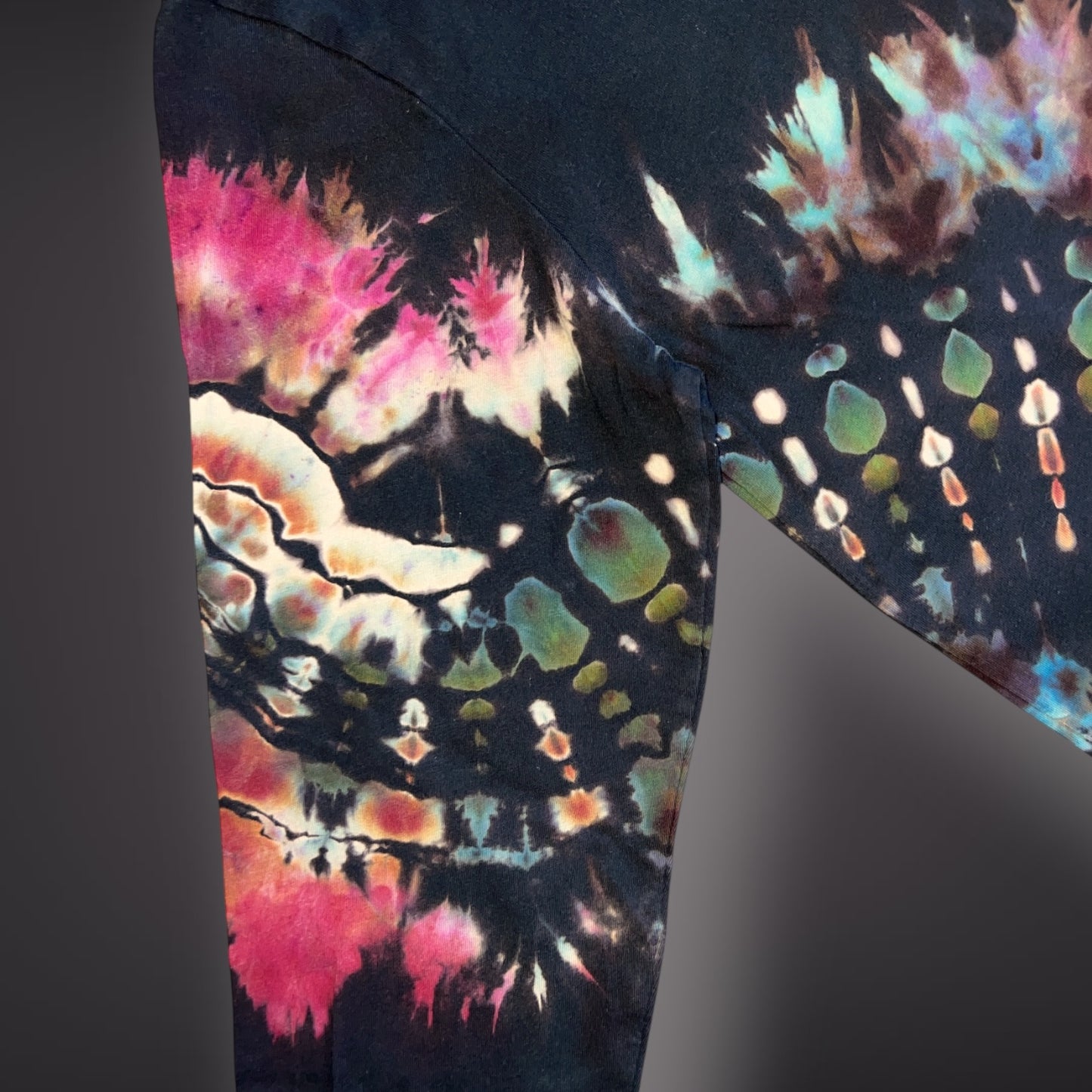 Adult Small - Banded Hooded Long Sleeve Reverse - Wild Roses