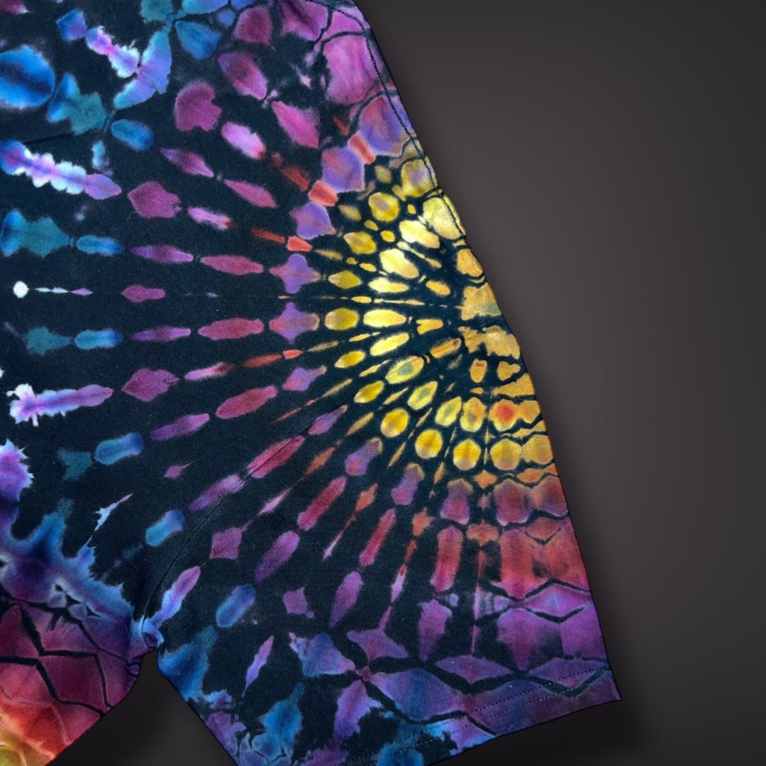 Adult XLarge - Spring Showers Short Sleeve Stained Glass Reverse