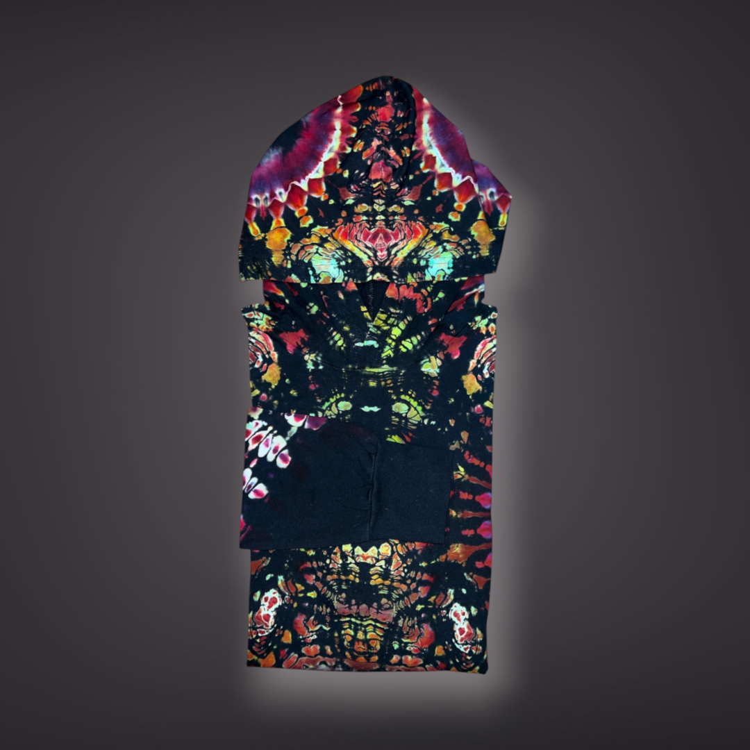 Adult XLarge - Hooded Long Sleeve Reverse Tribal - Northern Lights
