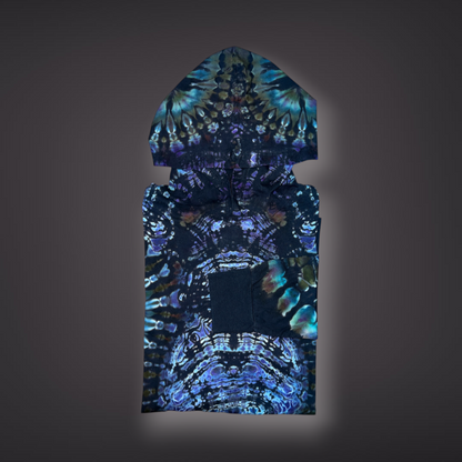 Adult XXLarge - Hooded Long Sleeve Reverse Tribal - Mystic Lake