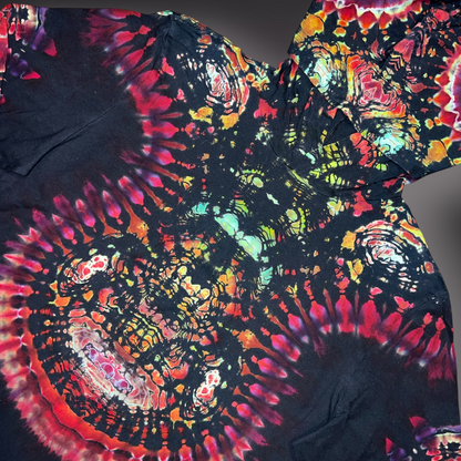 Adult XLarge - Hooded Long Sleeve Reverse Tribal - Northern Lights