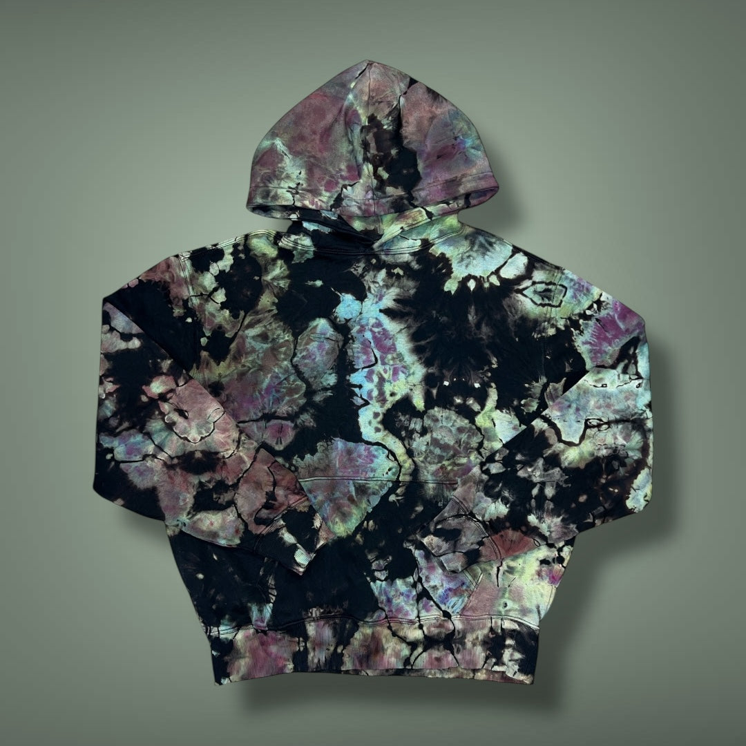 Marbled Iridescent Reverse Geode Hoodie - Adult Medium