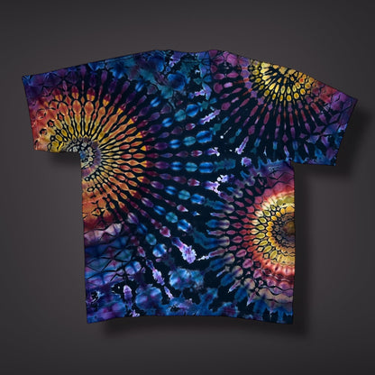 Adult XLarge - Spring Showers Short Sleeve Stained Glass Reverse