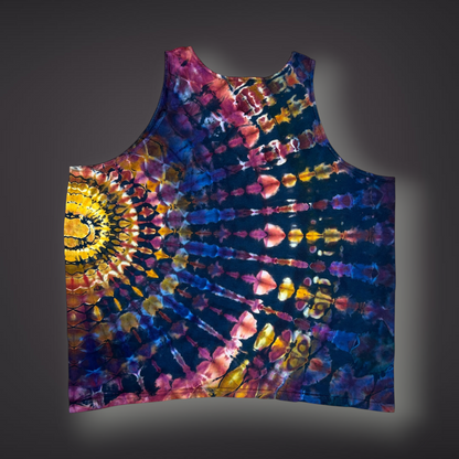 Adult 3XL - Stained Glass Single Reverse Dye Tank - Spring Showers