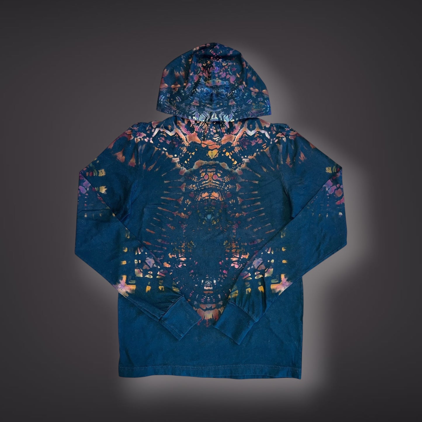 Adult XXLarge - Got Your Back Hooded Long Sleeve Reverse - Spring Showers