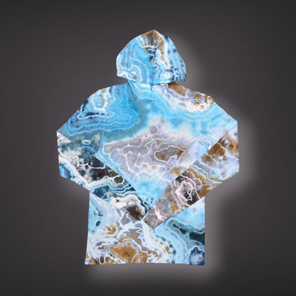 Adult XSmall - Hooded Long Sleeve Shirt - Montana Whitewater