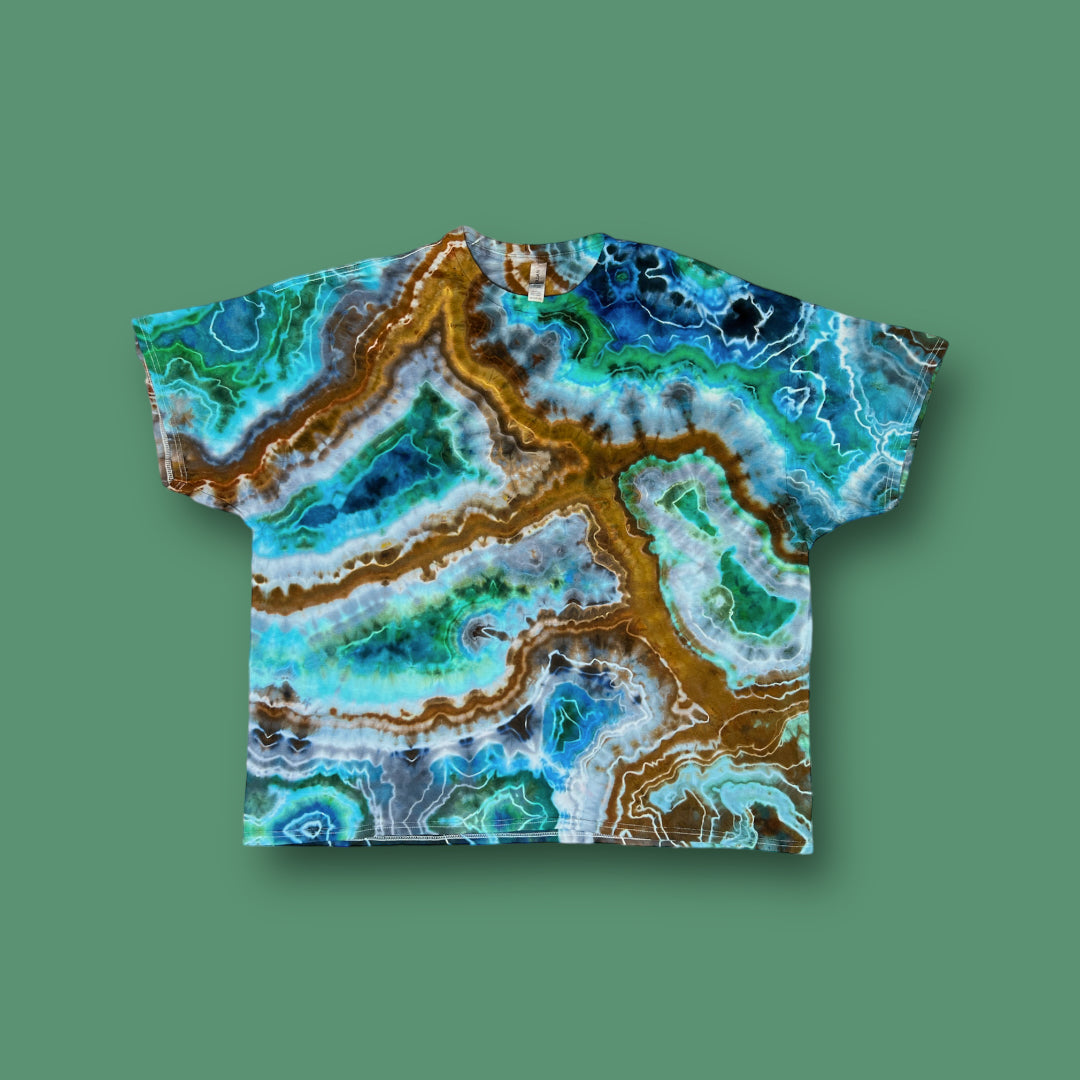 Sea Glass Tide Pool Geode - Unisex 4XL