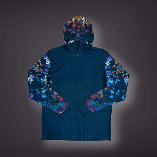 Adult XLarge - Got Your Back Hooded Long Sleeve Reverse - Spring Showers