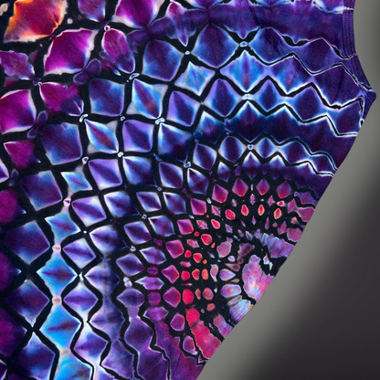 Women's 2XLarge - Stained Glass Reverse Dye Racerback Tank - My Favorite Colorset Ever!