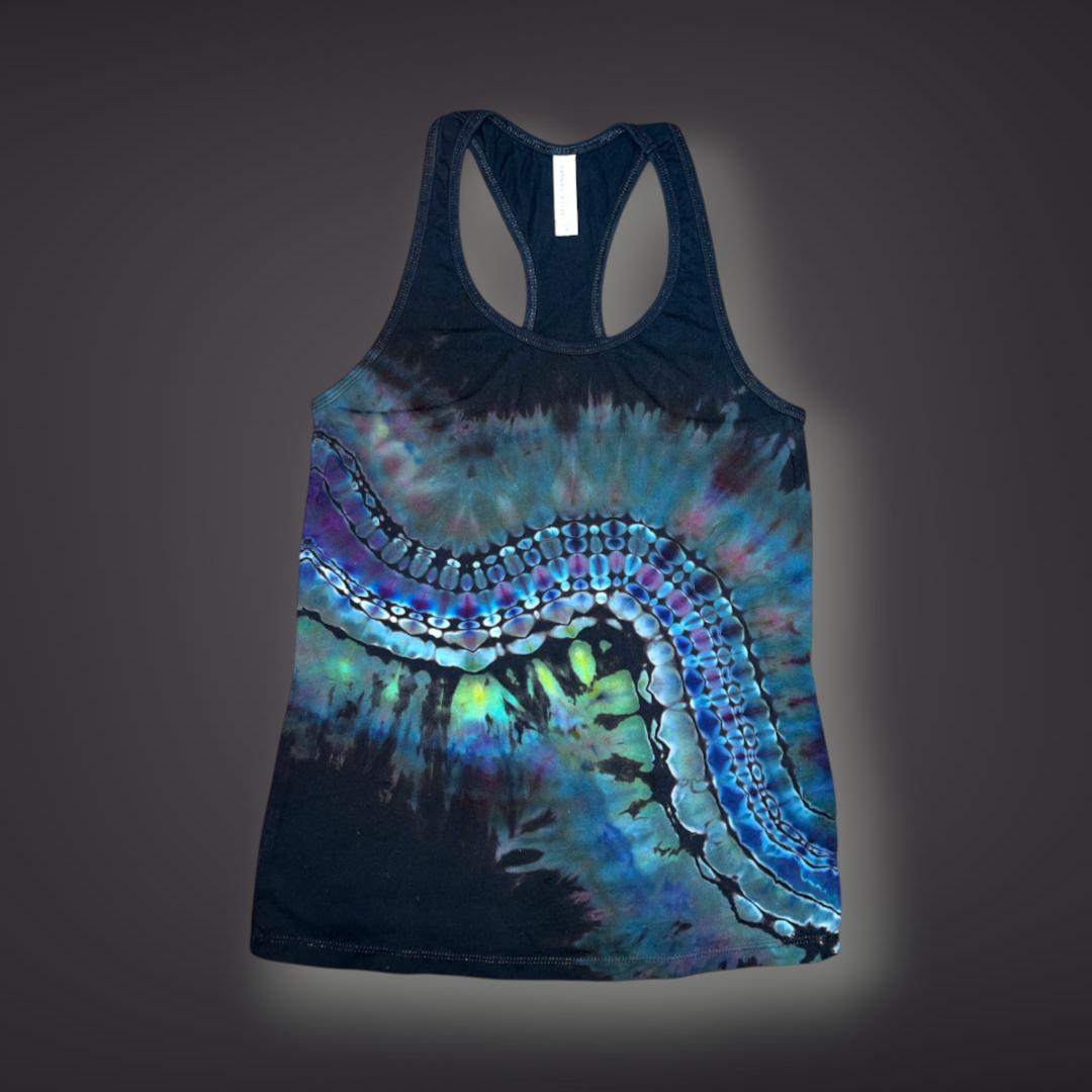 Women's Medium - Banded Reverse Dye Racerback Tank