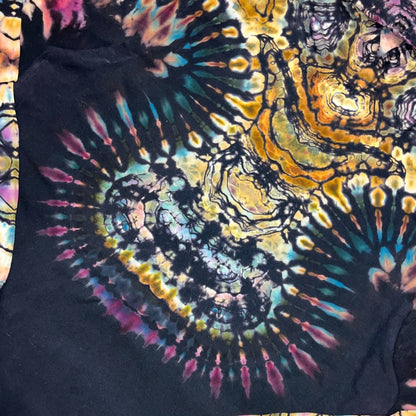 Adult XLarge Hooded Long Sleeve Shirt - Mountain berry