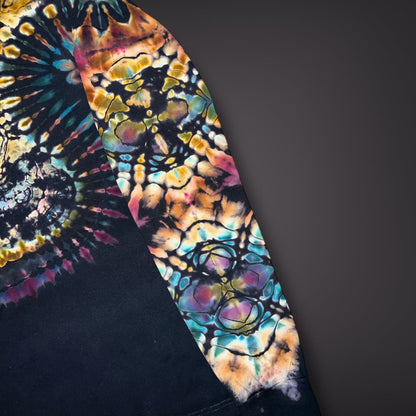 Adult XLarge Hooded Long Sleeve Shirt - Mountain berry