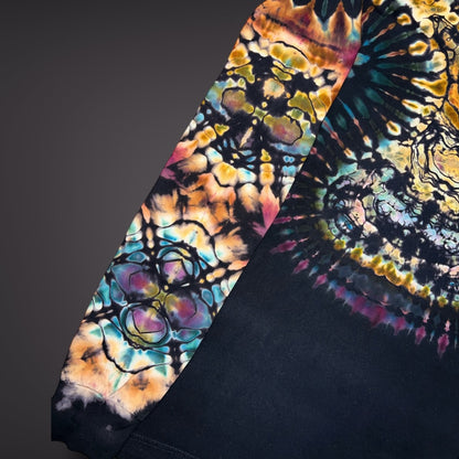 Adult XLarge Hooded Long Sleeve Shirt - Mountain berry