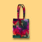 Fuchsia, Orange, Green Watercolor Grocery Bag Set