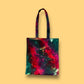 Fuchsia, Orange, Green Watercolor Grocery Bag Set