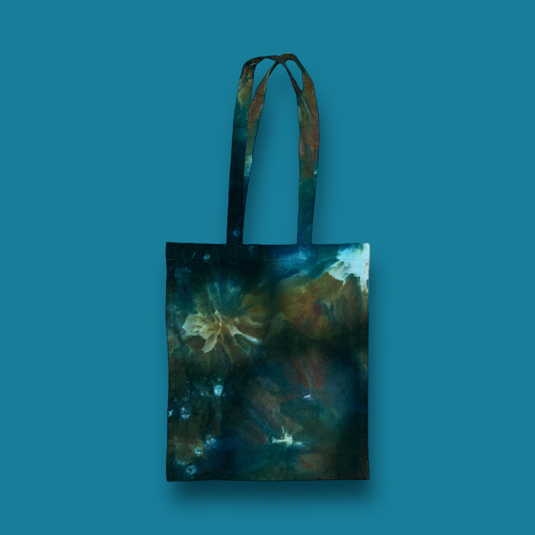 Nature Watercolor Grocery Bag Set