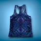 Reverse Tribal Tank in Hydrangea - Women’s Medium