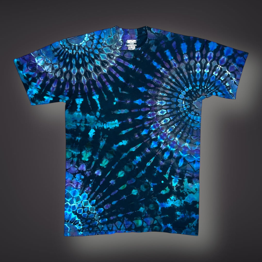 Adult Small - Lupine Fields Reverse Short Sleeve Shirt