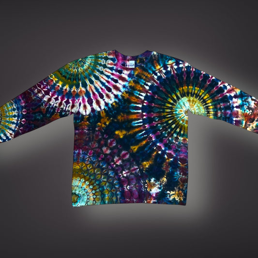 Adult Large - Montana Fall Sunset Reverse Long Sleeve Shirt