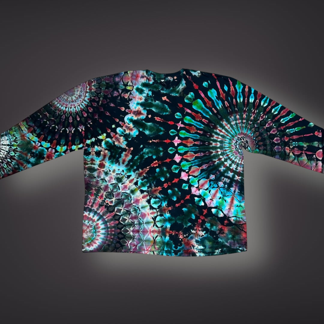 Adult 3XLarge - Patina and Copper Reverse Long Sleeve Shirt