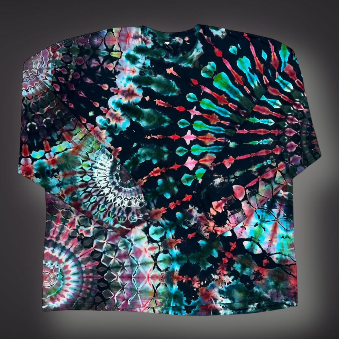 Adult 3XLarge - Patina and Copper Reverse Long Sleeve Shirt