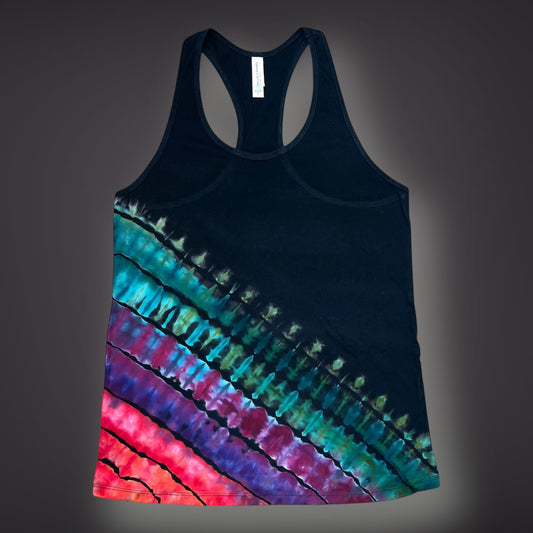 Diagonal Reverse Gem Tones - Women’s XLarge Reverse Racerback Tank