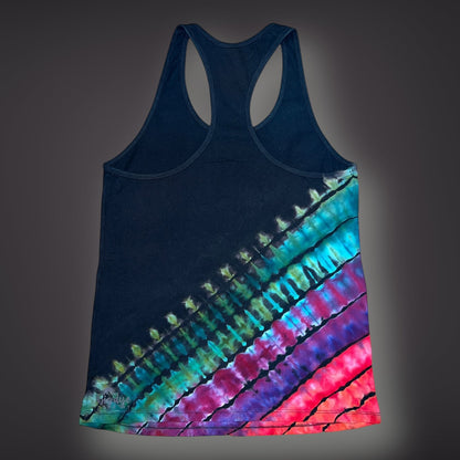 Diagonal Reverse Gem Tones - Women’s XLarge Reverse Racerback Tank