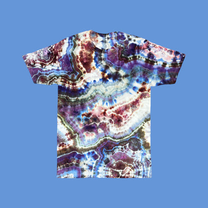 Misty Rose and Lavender Geode – Adult Medium Short Sleeve T-Shirt