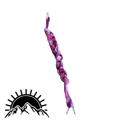 Ice Dyed Shoelaces - Flat