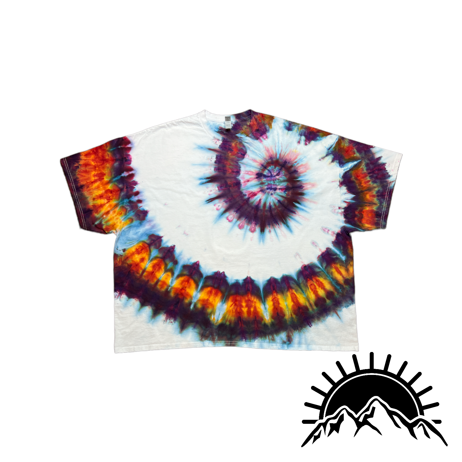Strawberry Fireball Spiral T Shirt Unisex 5XL Big Dye Country