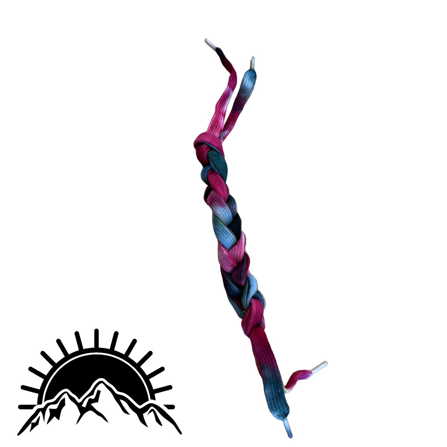 Ice Dyed Shoelaces - Flat