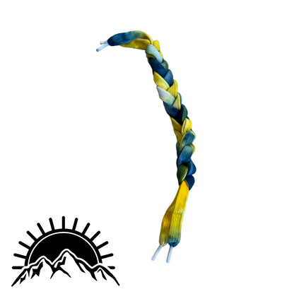 Ice Dyed Shoelaces - Flat