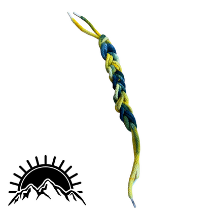 Ice Dyed Shoelaces - Flat