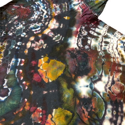 Reverse Dyed Geode with Earthy Tones Unisex XXL