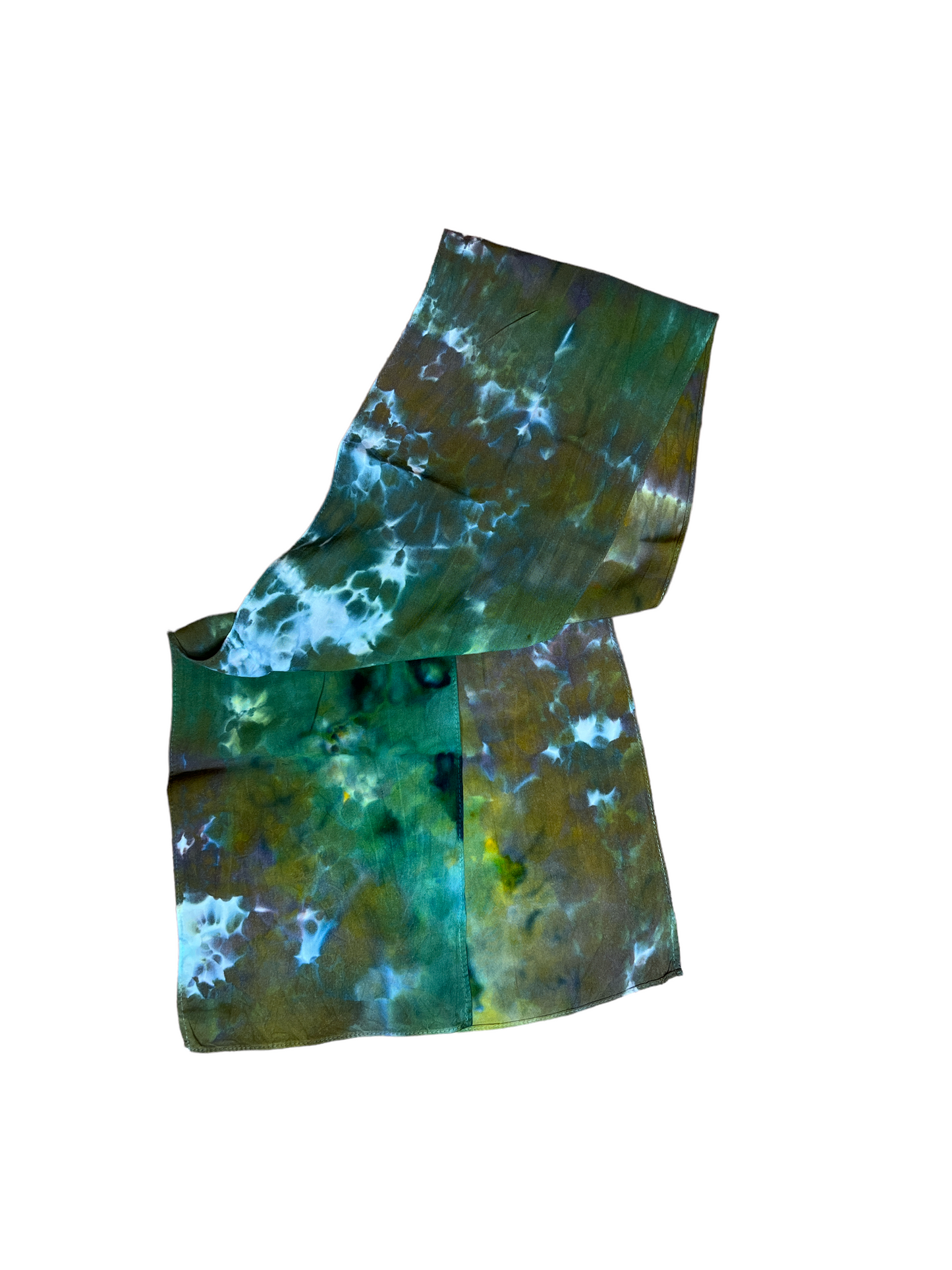 Adult "All the Greens" Bamboo Rayon Scarf - 6"x54"