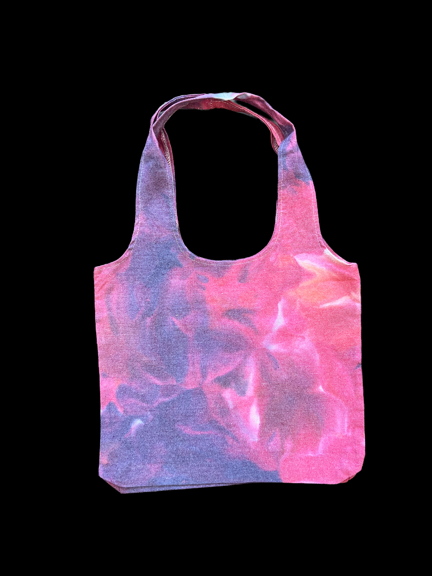 Pink and Purple Watercolor Tote Bag with 1 Pocket (Version 2)