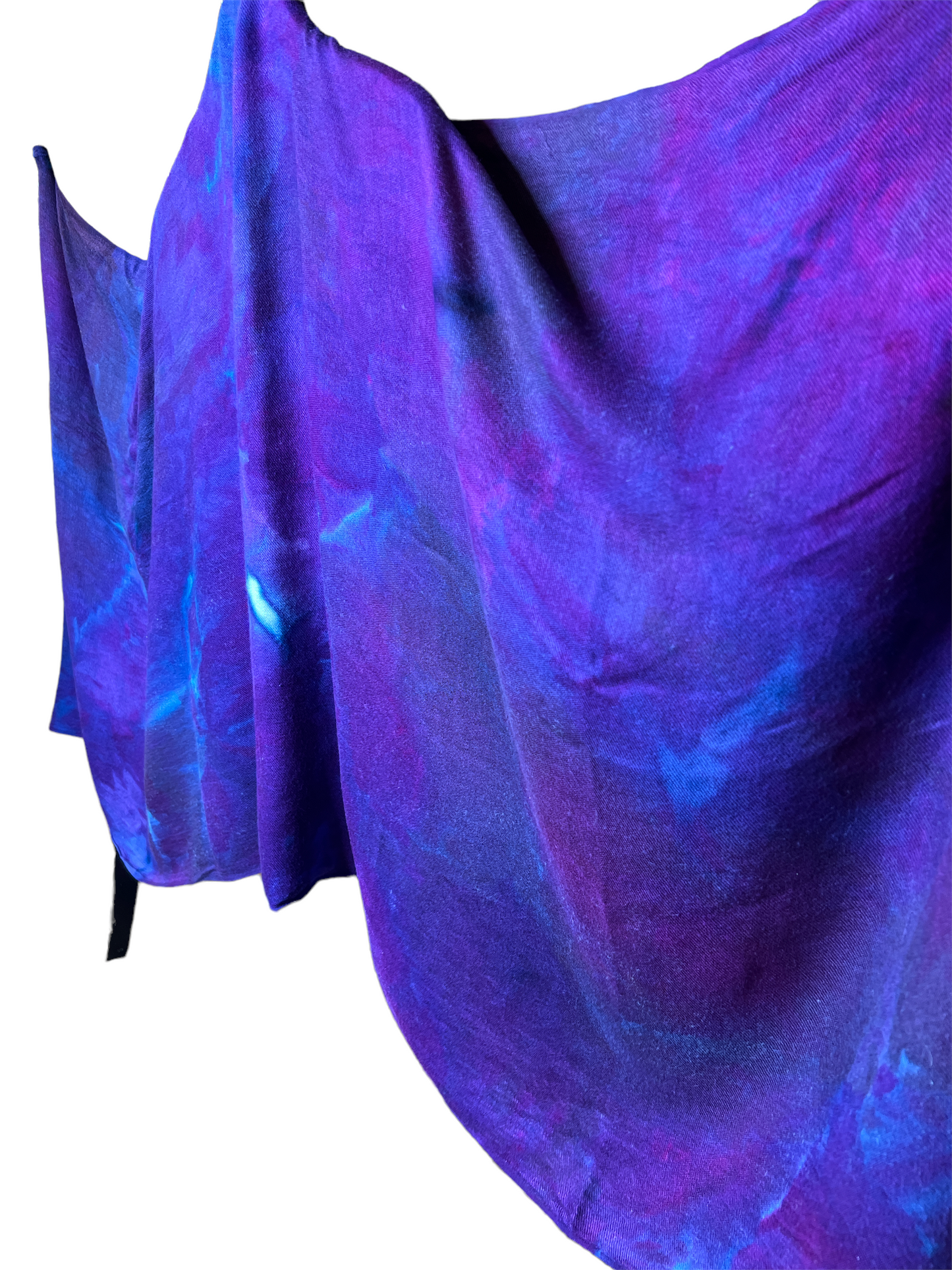 Deep Purple Watercolor Pashmina Shawl